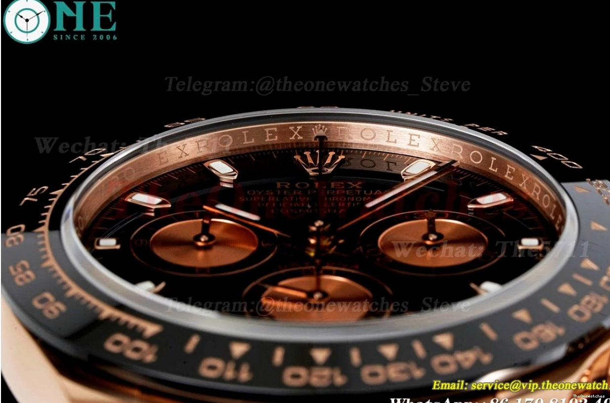 116515 RU RG Dial Black Daytona 904L SA4130 V2 BTF 0518